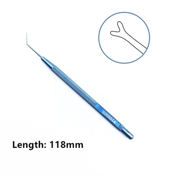 1 шт. титановый крючок для вращения ядра линзы Jaffe-Bechert офтальмологический инструмент хирургические инструменты