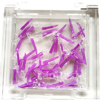 10 коробок силиконовых диастемных клиновидных пластин Dental Solf с прозрачными клиньями для лучшего отверждения при свете Размер L
