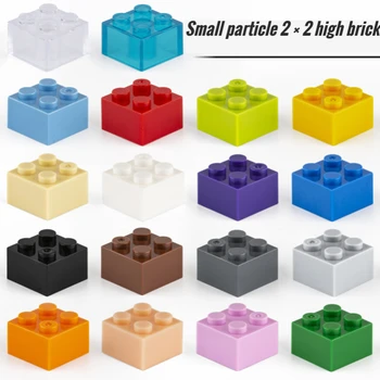 25шт, блок Small Particle 3003 High Brick 2x2 DIY, совместимый с Creative Gift Build Moc Building Blocks Castle Toy