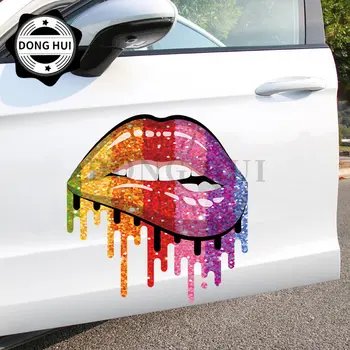 3D Сексуальная наклейка на красные губы Love Lipstick Beauty Lipprint Автомобильные наклейки ПВХ Декоративная наклейка Водонепроницаемый Мотоцикл Внедорожный Ноутбук