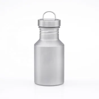 400 мл спортивная бутылка из титана для кемпинга на открытом воздухе с вакуумной изолирующей чашкой большой емкости