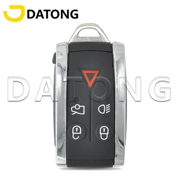 Datong World Умный чехол для ключей от автомобиля с дистанционным управлением для Jaguar 5 Кнопок Пустой