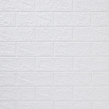 DIY Самоклеящиеся 3D Наклейки На Кирпичную Стену Декор Гостиной Пенопласт Водонепроницаемое Настенное Покрытие Обои Для Фона Детской Комнаты