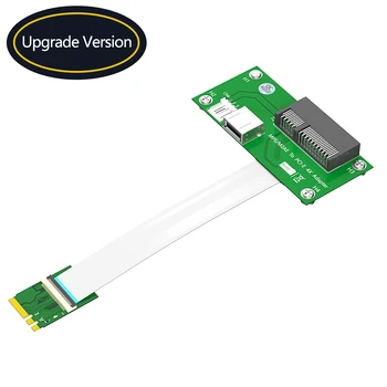 NGFF M.2 Key A/E к Плате PCI Express X4 + USB2.0 Riser Card с Высокоскоростным FPC-кабелем 4Pin Power Magnetic Pad Горизонтальная Установка