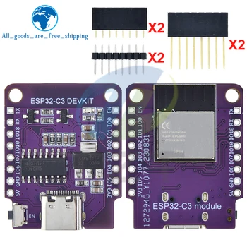 TZT Wemos D1 Mini ESP8266 ESP32 ESP32-C3 ESP32-C3-MINI-1-N4 Последовательный WIFI + Bluetooth CH340G ESP8684 Плата развития для Arduino