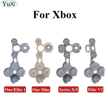 YuXi для Xbox Elite Series S/X Замена токопроводящих резиновых прокладок для кнопки клавиши контроллера Xbox One S Токопроводящий резиновый контакт