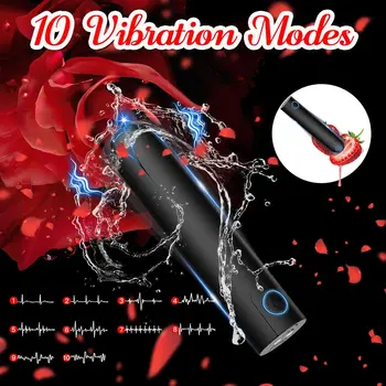 Вибратор-пуля, мини-стимулятор клитора точки G для женщин, 10 режимов вибрации, Розовая игрушка, секс-игрушки для взрослых для удовольствия пар
