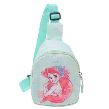 Детская нагрудная сумка принцессы Диснея Эльзы, Микки и Минни, модная сумка на плечо для мальчиков и девочек, мультяшный рюкзак, детская школьная сумка