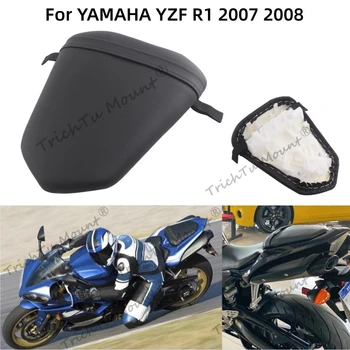 Для YAMAHA YZF-R1 YZF R1 2007-2008 Новые аксессуары для мотоциклов Черное заднее пассажирское сиденье