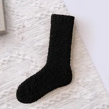 Дышащие носки, уютные плюшевые зимние носки, теплые дышащие Универсальные аксессуары Унисекс для осени с утолщенным дизайном, универсальные
