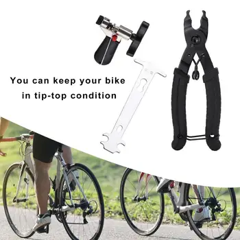 Инструмент для велосипедной цепи Универсальный набор инструментов для велосипедной цепи для быстрого и легкого обслуживания Плоскогубцы для прерывания цепи для ремонта велосипедных цепей