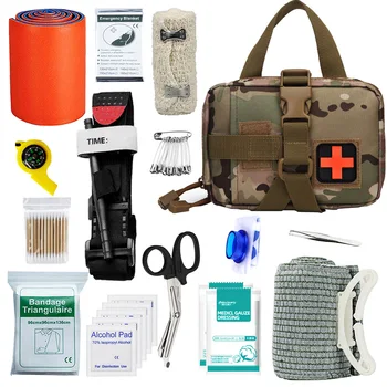 Набор инструментов выживания для наружного кемпинга outdoor survival emergency kit, многофункциональный тактический аварийный набор для кемпинга
