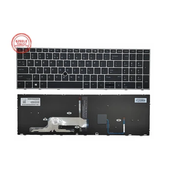 НОВАЯ американо-русская клавиатура для HP ZBOOK 15 G5 17 G5 с подсветкой