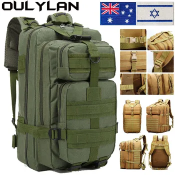 Охотничий Походный рюкзак 30Л /50Л, военно-тактические Мужские походные рюкзаки 900D, нейлоновые Водонепроницаемые сумки, Спортивная сумка на открытом воздухе
