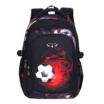 печать футбольный школьный рюкзак детский аниме рюкзак дорожная сумка футбольные школьные сумки для мальчиков-подростков mochila escolar infantil menino