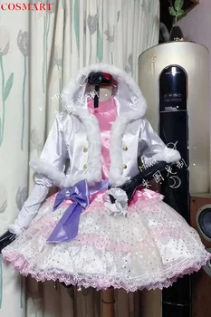 [По индивидуальному заказу] Аниме Lovelive Tojo Nozomi Snow Halation Stage Sweet Cute Performance Uniform Косплей Костюм для вечеринки, женский наряд