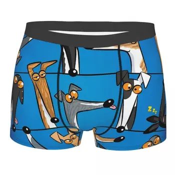Подборка мужских трусов-боксеров Geryhound Greyhounds, Дышащее нижнее белье для собак, высококачественные шорты с принтом, подарки на день рождения