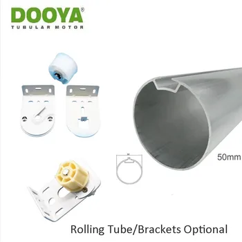 Прокатная трубка Dooya диаметром 50 мм для трубчатого двигателя Tuya wifi Zigbee /Dooya/A-OK диаметром 35 мм, кронштейны /разъем Опционально
