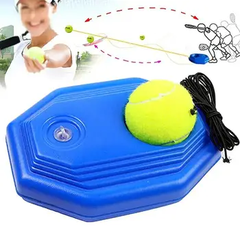 Сверхмощная основа для теннисных тренажеров с эластичной веревкой Для тренировки с мячом для самостоятельного отскока, устройство для спарринга партнеров по теннису, тренажер для тренировок по теннису