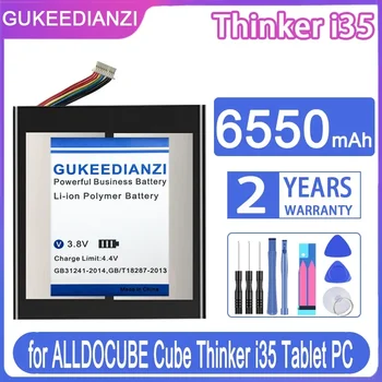 Сменный Аккумулятор GUKEEDIANZI I 35 6550mAh для ALLDOCUBE Cube Thinker I35 Tablet PC Batteries + Бесплатные Инструменты