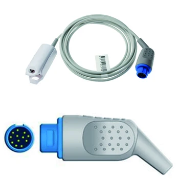 Совместим с мониторами пациентов MINDRAY PM5000/6000, многоразовым датчиком SPO2 для пульсоксиметра. Мониторинг содержания кислорода в крови.