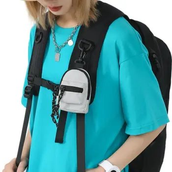 Сумка через плечо, сумка для ключей, маленькие кошельки, мужской дорожный рюкзак, мини-сумка с подвеской, Женская нагрудная сумка