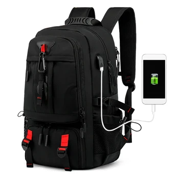 Уличный рюкзак с интерфейсом USB, отделение для обуви, дорожная сумка большой емкости, походное снаряжение для альпинизма, кемпинга