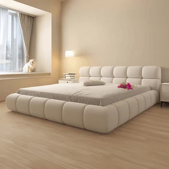 Уникальная спальня с двуспальной кроватью, Эстетичная Европейская Скандинавская кровать размера Queen Size, Минималистичная Домашняя мебель Camas De Matrimonio Dormitorio