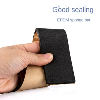 Уплотнительная лента из самоклеящейся губки EPDM, Резиновая Черная пена, прочный односторонний клей, Звукоизоляционная уплотнительная прокладка для предотвращения столкновений