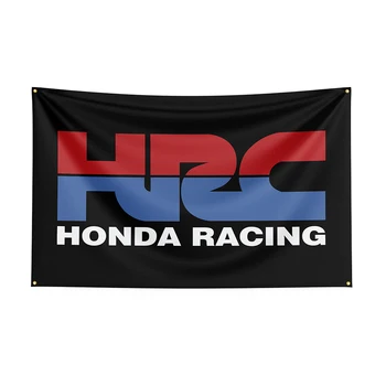 Флаг Хонды 3x5, баннер гоночного мотоцикла с принтом из полиэстера для декора 1