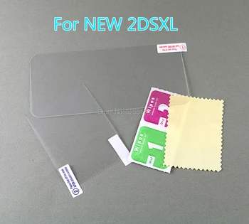 1 комплект защитной пленки из закаленного стекла для Nintendo New 2DS XL/LL Premium Full Cover Screen Protector Film