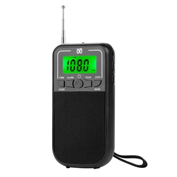 1 шт. портативное радио AM FM SW, черное пластиковое аварийное карманное радио Walkman для кемпинга на открытом воздухе