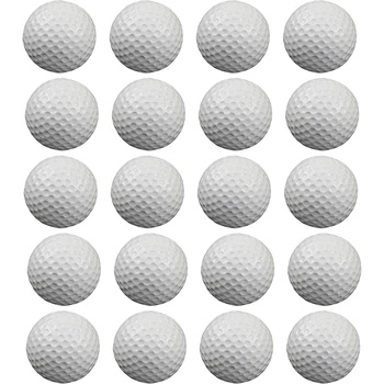 20 шт. Воздушные мячи для тренировок в гольф, пенопластовый мяч, для тренировок в гольф в помещении и на улице, для коврика для игры в гольф на заднем дворе