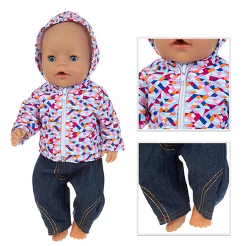 2020 Теплая куртка, кукольная одежда, размер 17 дюймов 43 см, кукольная одежда для новорожденных, кукольная одежда для подарка на день рождения ребенка, праздничный подарок