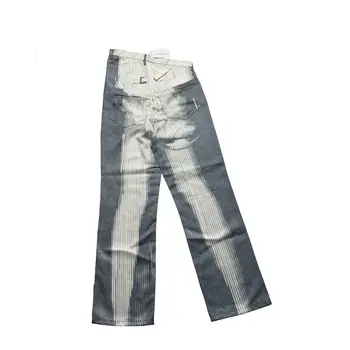2024 Новый Классический Grailz Denim На молнии, приталенные Прямые брюки, хлопковые джинсовые брюки, Комфортные повседневные джинсы #743