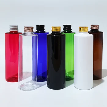 (20шт) 250 мл /300 МЛ Пустые Круглые Пластиковые Бутылки Для Упаковки Косметики, Алюминиевая Завинчивающаяся Крышка Бутылки Для Лосьона И Шампуня Для Домашних Животных Личной Гигиены