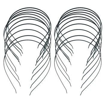 20шт 3 мм пустые повязки на голову Металлическая лента для волос Много аксессуаров 