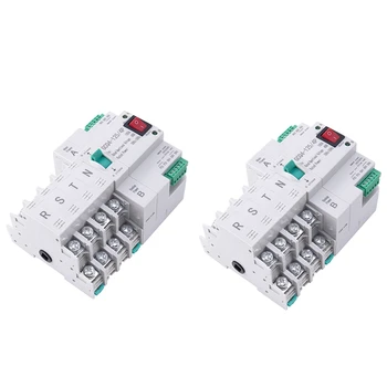 2X Автоматический выключатель двойного питания MCB типа 4P 100A ATS Автоматический выключатель Электрический выключатель