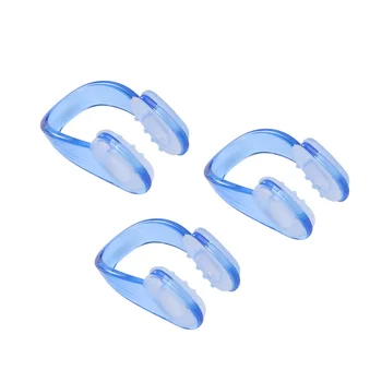 3 шт. игрушка для защиты носа, удобные силиконовые аксессуары для бассейна, игрушки-зажимы для плавания