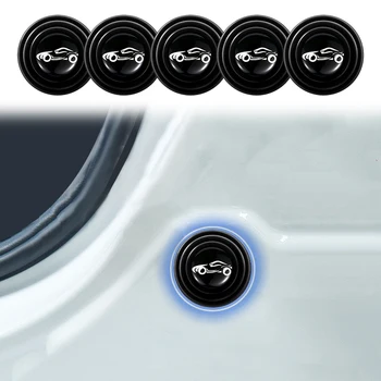 4шт Противоударная Светящаяся Накладка На Дверь Автомобиля Для Acura MDX RDX TSX Seat Leon Ibiza Altea Toledo Saab 9-3 9-5 900