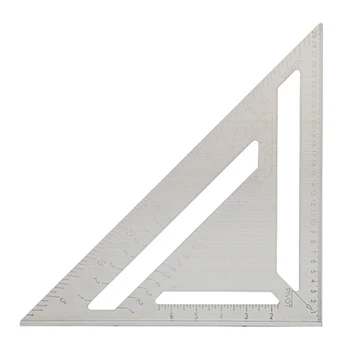 7 дюймов для треугольной линейки, металлической квадратной линейки, столярных квадратов, Квадратного инструмента