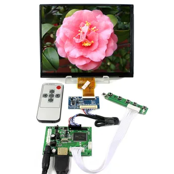 8-дюймовый ЖК-экран IPS HJ080IA-01E 1024Х768 IPS с платой контроллера HD-MI LCD для работы с Raspberry Pi