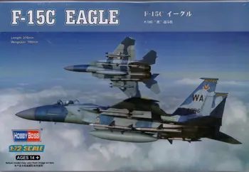 Hobby Boss 1/72 Самолет США F-15C Eagle Bombers Модель самолета Jet Kit 80270 TH06217-SMT2