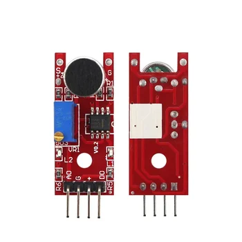 KY-037 Новый 4-Контактный Модуль Датчика Обнаружения Звука Голоса Микрофон Передатчик Умный Робот Автомобиль Для Arduino DIY Kit