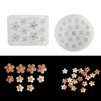 Sakura-форма из силиконовой смолы для изготовления ювелирных изделий-брелоков, форма для кулонов своими руками