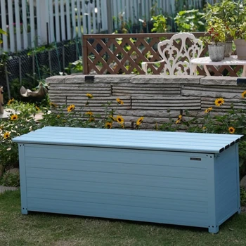 Xl водонепроницаемый ящик для хранения, шкаф для хранения садовых инструментов на открытом воздухе, ящик для мелочей