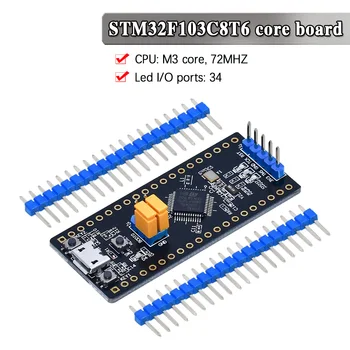 YEHUO STM32F103C8T6 ARM STM32 Оригинальный чип Minimum System Learning Development Board Модуль Для Arduino 32F103C8T6