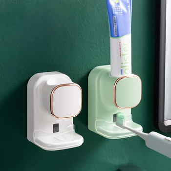 Автоматический интеллектуальный индукционный гаджет для зубной пасты, настенный датчик выдавливания зубной пасты без перфорации, Ленивый Электрический Датчик выдавливания зубной пасты