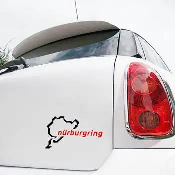 Автомобиль Нюрбургринг Авто Багажник Кузов Бампер Украшение окна Наклейки для укладки Наклейка для BMW Benz/Honda /Toyota/Hyundai