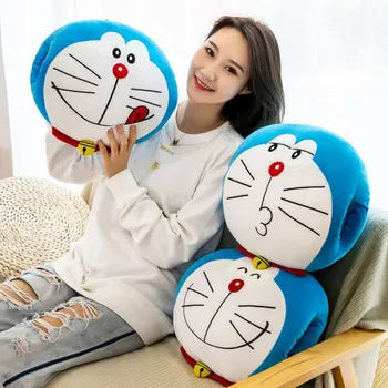 Аниме Stand By Me Doraemon Плюшевая игрушка, Высококачественная Милая Кукла, Мягкая Плюшевая подушка в виде Животного, Подушка-Пустышка для сна, Подарочная игрушка
